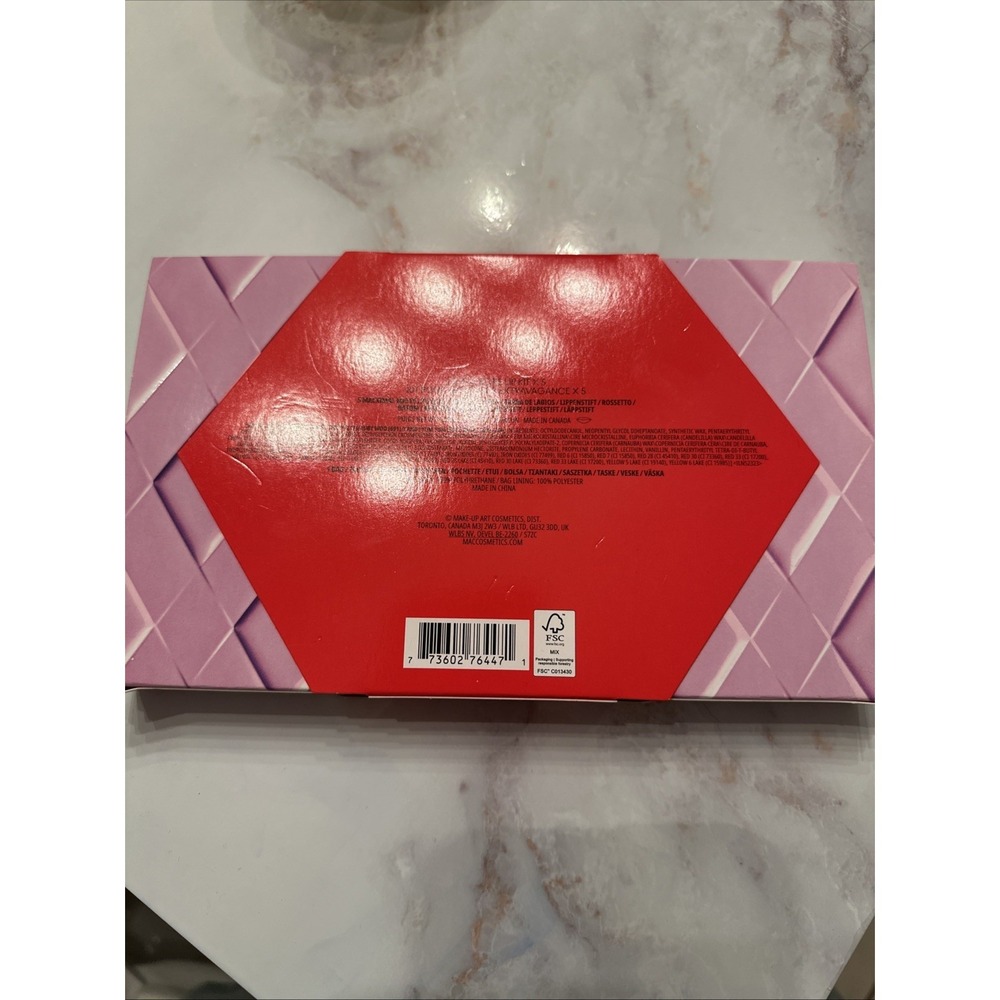 Mac 5 Macximal Matte Lipsticks Holiday Gift Set - 5 Full Sizes Limited Edition - Picture 2 of 13